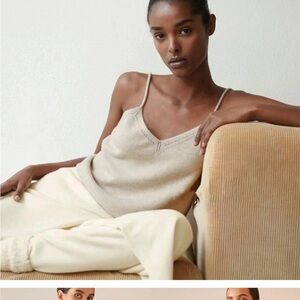 Pink Sleeveless Knit Top Loro piana